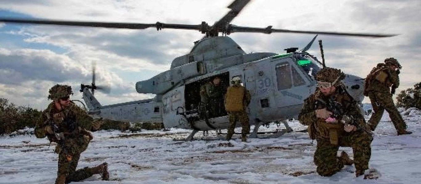 «Πολέμησαν» μαζί Έλληνες και Αμερικανοί πεζοναύτες – Η άσκηση «Μέγας Αλέξανδρος ΄19» (εικόνες)